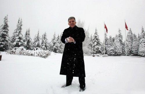 Kar altındaki Çakaya Köşkü'nden çok özel 30 kare - Resim 18