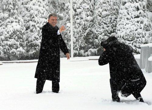 Kar altındaki Çakaya Köşkü'nden çok özel 30 kare - Resim 28