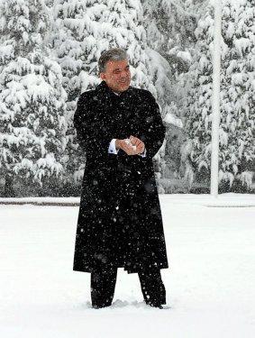 Kar altındaki Çakaya Köşkü'nden çok özel 30 kare - Resim 3