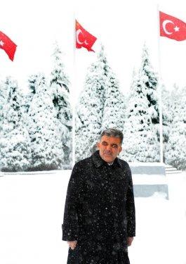Kar altındaki Çakaya Köşkü'nden çok özel 30 kare - Resim 29