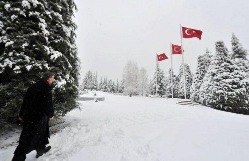 Kar altındaki Çakaya Köşkü'nden çok özel 30 kare - Resim 6