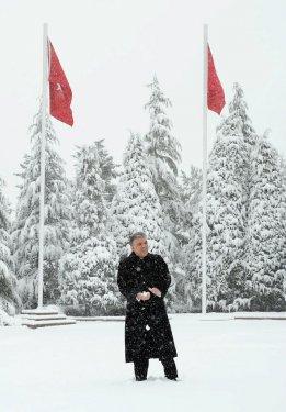 Kar altındaki Çakaya Köşkü'nden çok özel 30 kare - Resim 26