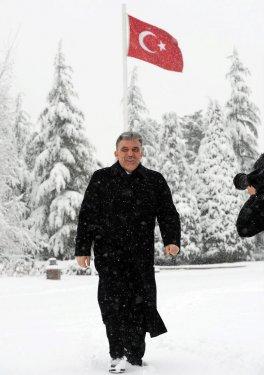 Kar altındaki Çakaya Köşkü'nden çok özel 30 kare - Resim 13