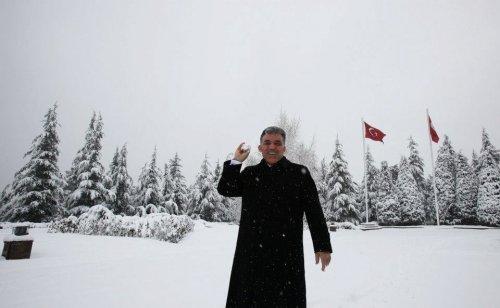 Kar altındaki Çakaya Köşkü'nden çok özel 30 kare - Resim 20