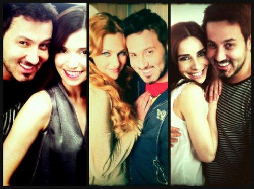 Metin Arolat sultanlarla poz verdi