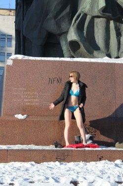 Rusya'da eksi 14 derecede Putin eylemi 