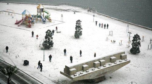 İzmir'de yıllar sonra kar sevinci - Resim 11