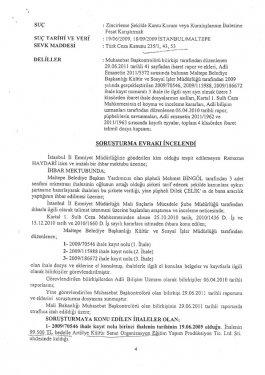 Maltepe Belediye Başkanı ve Yardımcıları için hazırlanan iddianame - Resim 4