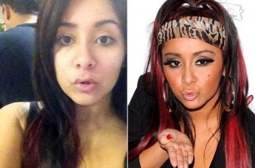 Yıldızların makyajsız halleri