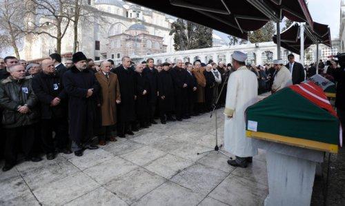 Erdoğan Yılmaz Öztuna'nın cenazesinde