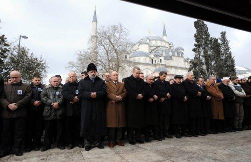 Erdoğan Yılmaz Öztuna'nın cenazesinde