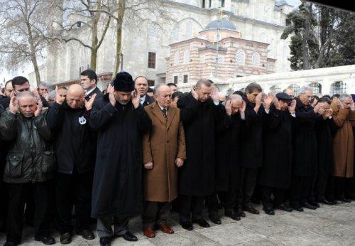 Erdoğan Yılmaz Öztuna'nın cenazesinde