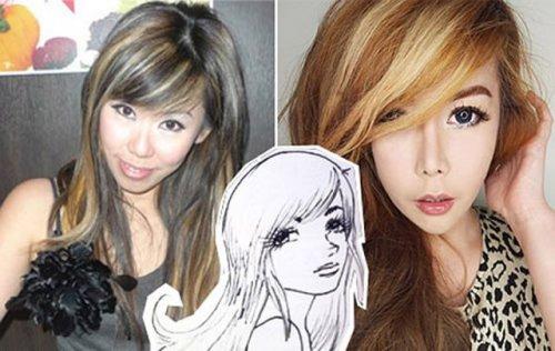 Anime karakterine benzemek için 10 kez estetik yaptırdı - Resim 13