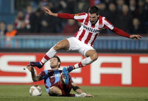 Trabzonspor - PSV Eindhoven maçından kareler