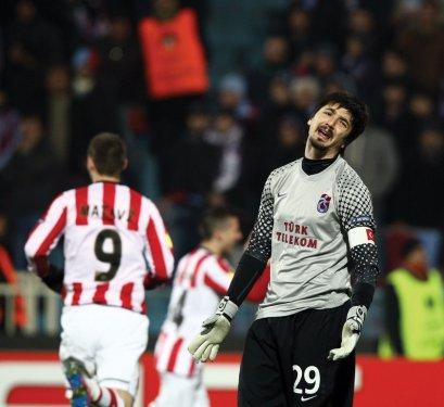 Trabzonspor - PSV Eindhoven maçından kareler