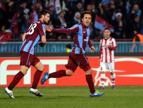 Trabzonspor - PSV Eindhoven maçından kareler