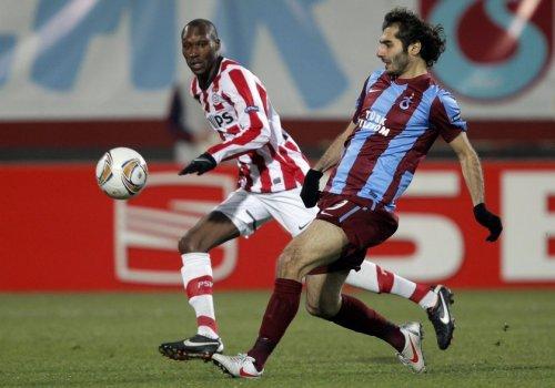 Trabzonspor - PSV Eindhoven maçından kareler