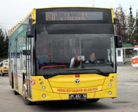 Adana'da otobüsleri kadınlar kullanıyor - Resim 14