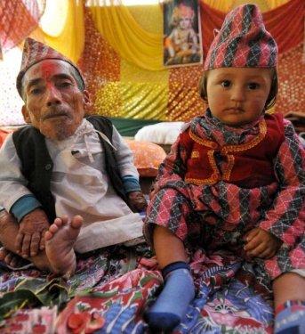 Dünyanın en kısa erkeği Çandra Bahadur Dangi