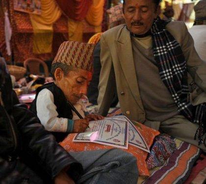 Dünyanın en kısa erkeği Çandra Bahadur Dangi