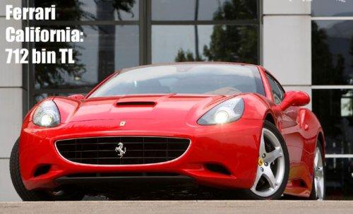 Ali Ağaoğlu'nun lüks arabaları