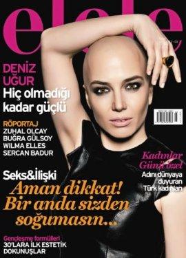 Deniz Uğur saçlarını kazıttı