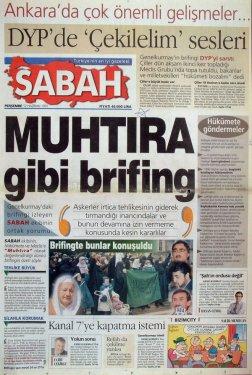 15 yıl önceki 28 Şubat manşetleri