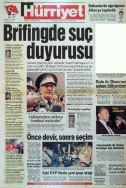 15 yıl önceki 28 Şubat manşetleri