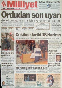 15 yıl önceki 28 Şubat manşetleri