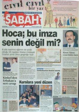 15 yıl önceki 28 Şubat manşetleri