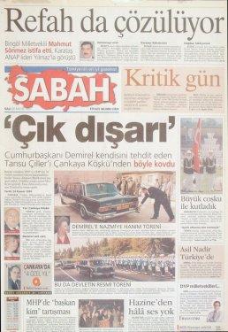 15 yıl önceki 28 Şubat manşetleri