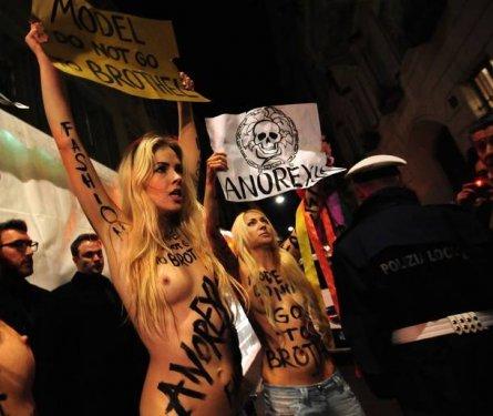 Femen’den sıfır beden protestosu - Resim 2