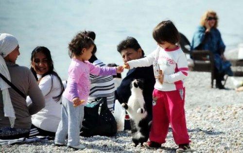 Bodrum tatil havasına girdi 