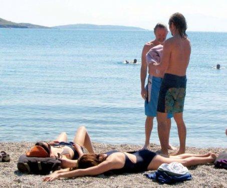 Bodrum tatil havasına girdi 