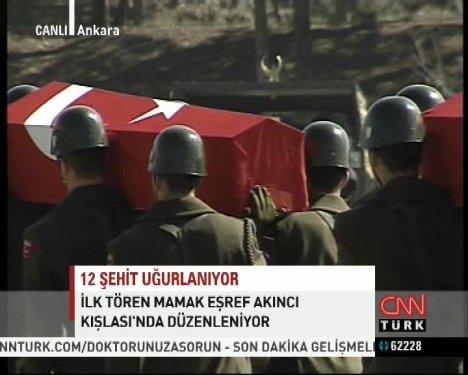 Afganistan şehitlerine son görev