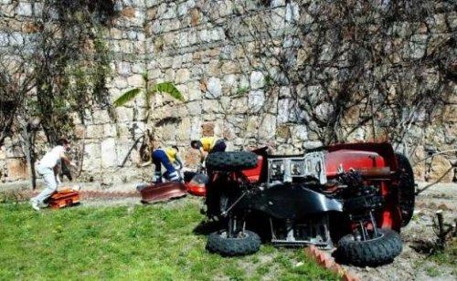 Brezilyalı model Bodrum'da ATV ile ölüme uçtu