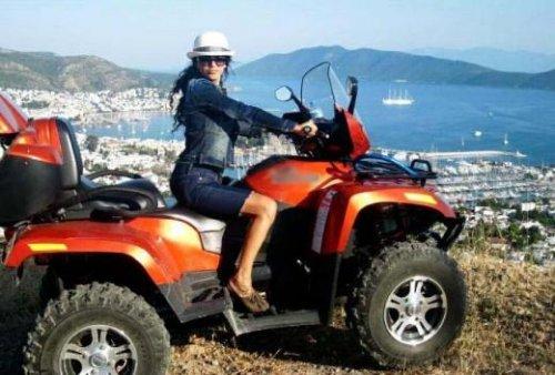 Brezilyalı model Bodrum'da ATV ile ölüme uçtu