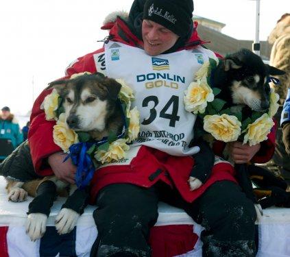 Alaska'da köpeklerin ardında kıyasıya yarış - Resim 3