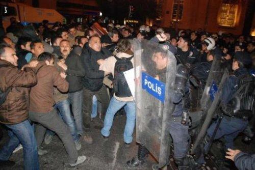 Ankara'da KESK eyleminde gerginlik - Resim 4