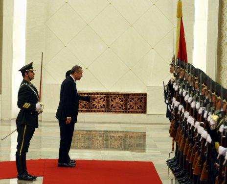 Başbakan Erdoğan'a Çin'de resmi tören 