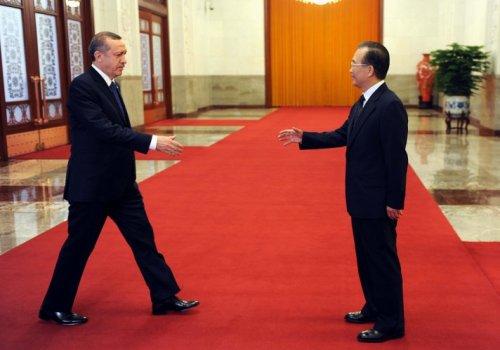 Başbakan Erdoğan'a Çin'de resmi tören 