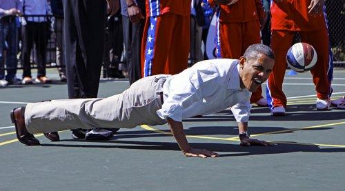 Obama'ya şınav cezası  - Resim 1