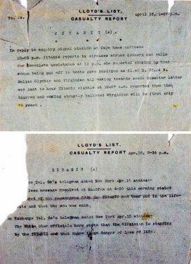 Titanik faciası 100 yaşında