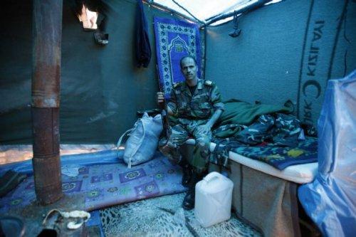 Özgür Suriye Ordusu'nun ileri karakolu