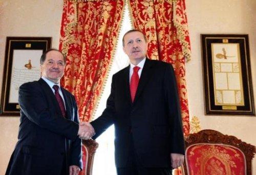 Başbakan Erdoğan Barzani görüşmesi