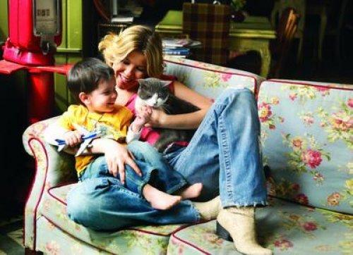 Gülben Ergen ve çocukları