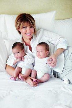 Gülben Ergen ve çocukları