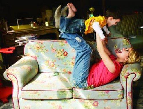 Gülben Ergen ve çocukları