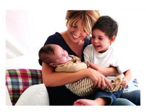 Gülben Ergen ve çocukları