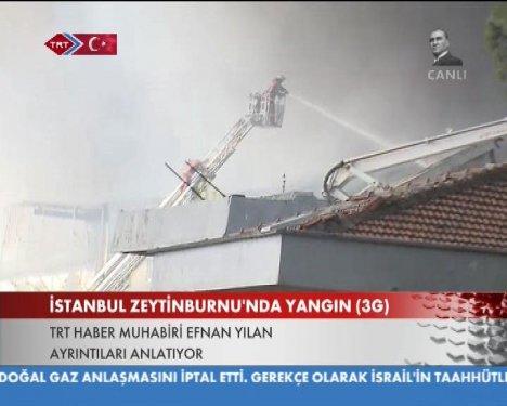 İstanbul Zeytinburnu'nda tekstil fabrikası yangını - Resim 24